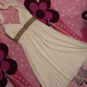 Gorgeous white flows dress